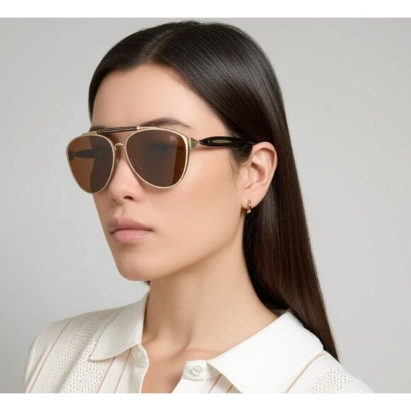 NEW BURBERRY SUNGLASSES BE3160 110973  GOLD BLACK UNISEX BE3160 1109/73 main image 6